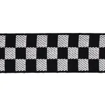 82480 | Zee Tape - Black & Ivory Schumacher Zee Tape trim in Black & Ivory (82480)