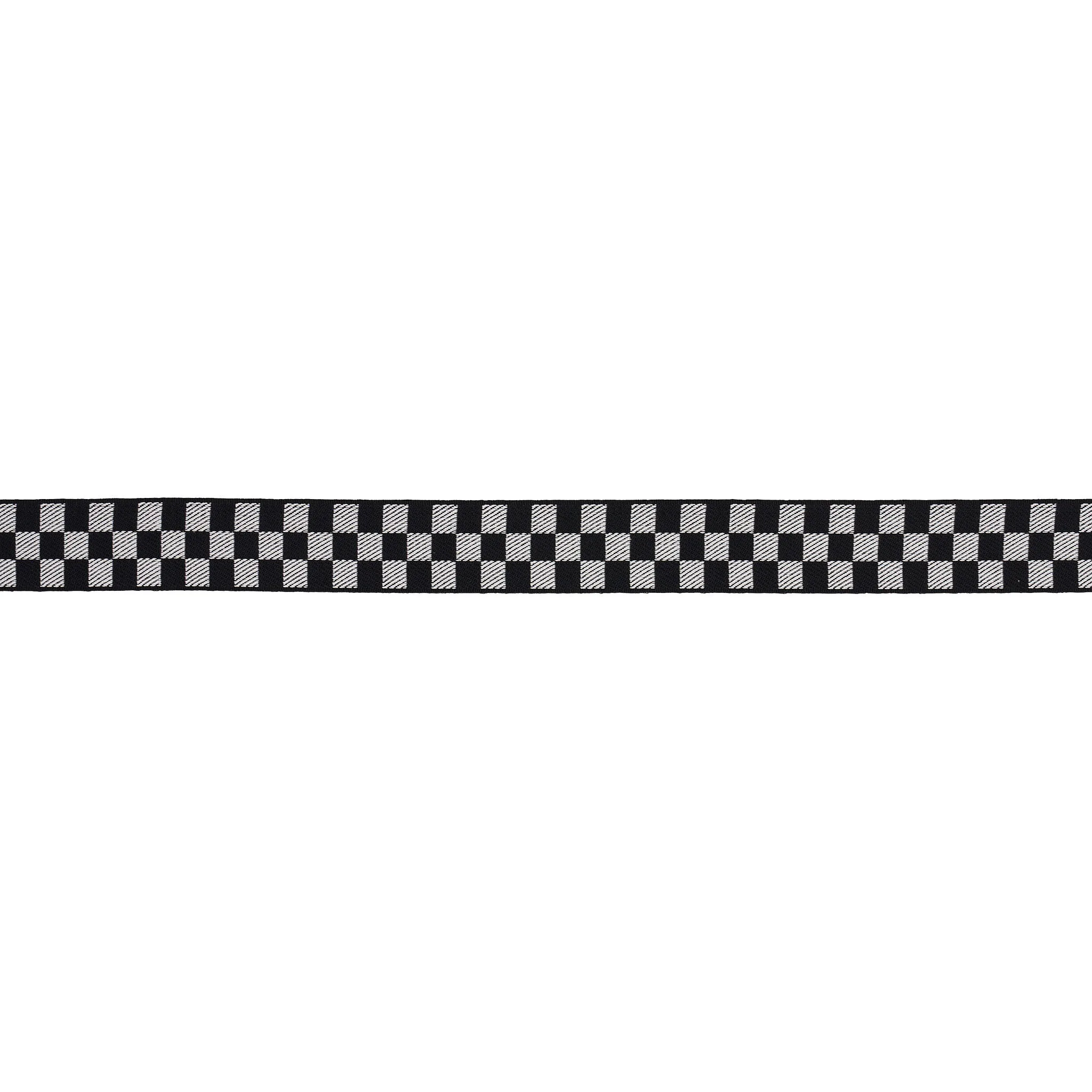 Schumacher Zee Tape trim in Black & Ivory (82480)