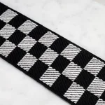 82480 | Zee Tape - Black & Ivory Schumacher Zee Tape trim in Black & Ivory (82480)