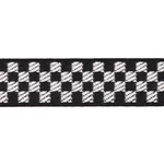 82490 | Zee Tape Narrow - Black & Ivory Schumacher Zee Tape Narrow trim in Black & Ivory (82490)