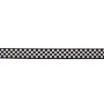 82490 | Zee Tape Narrow - Black & Ivory Schumacher Zee Tape Narrow trim in Black & Ivory (82490)