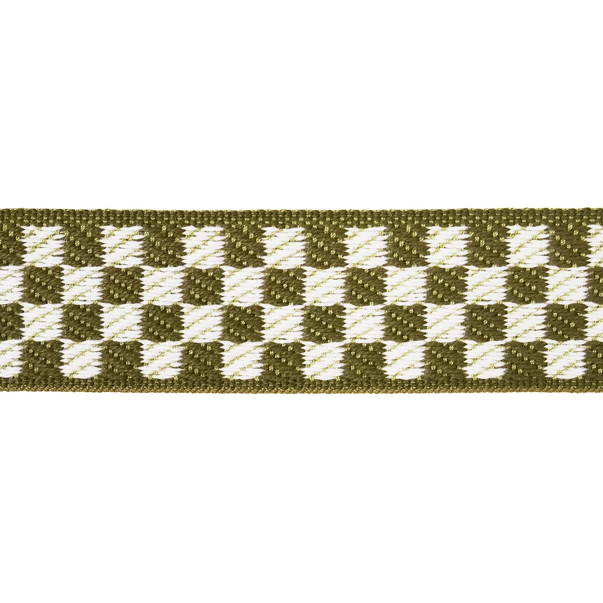 Schumacher Zee Tape Narrow trim in Olive (82491)