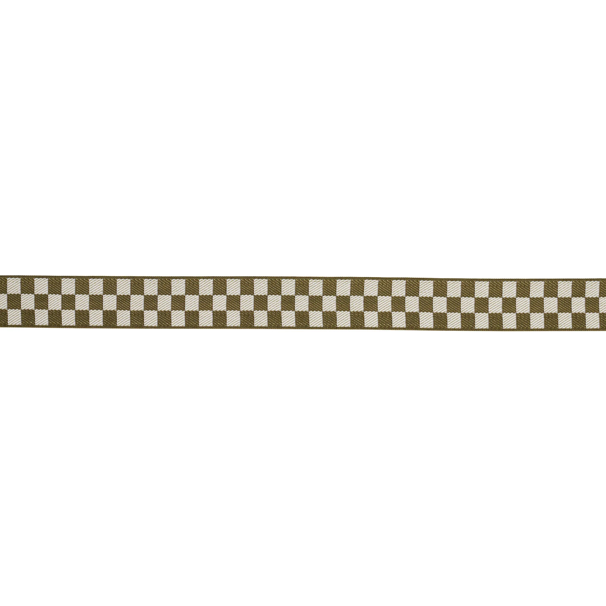 Schumacher Zee Tape trim in Olive (82482)