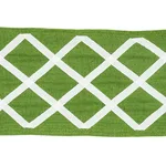 79440 | Zella Appliquéd Tape - Green Schumacher Zella Appliquéd Tape trim in Green (79440)