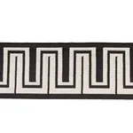 82442 | Zeus Indoor/Outdoor Tape - Black Schumacher Zeus Indoor/Outdoor Tape trim in Black (82442)