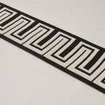 82442 | Zeus Indoor/Outdoor Tape - Black Schumacher Zeus Indoor/Outdoor Tape trim in Black (82442)