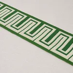 82441 | Zeus Indoor/Outdoor Tape - Green Schumacher Zeus Indoor/Outdoor Tape trim in Green (82441)