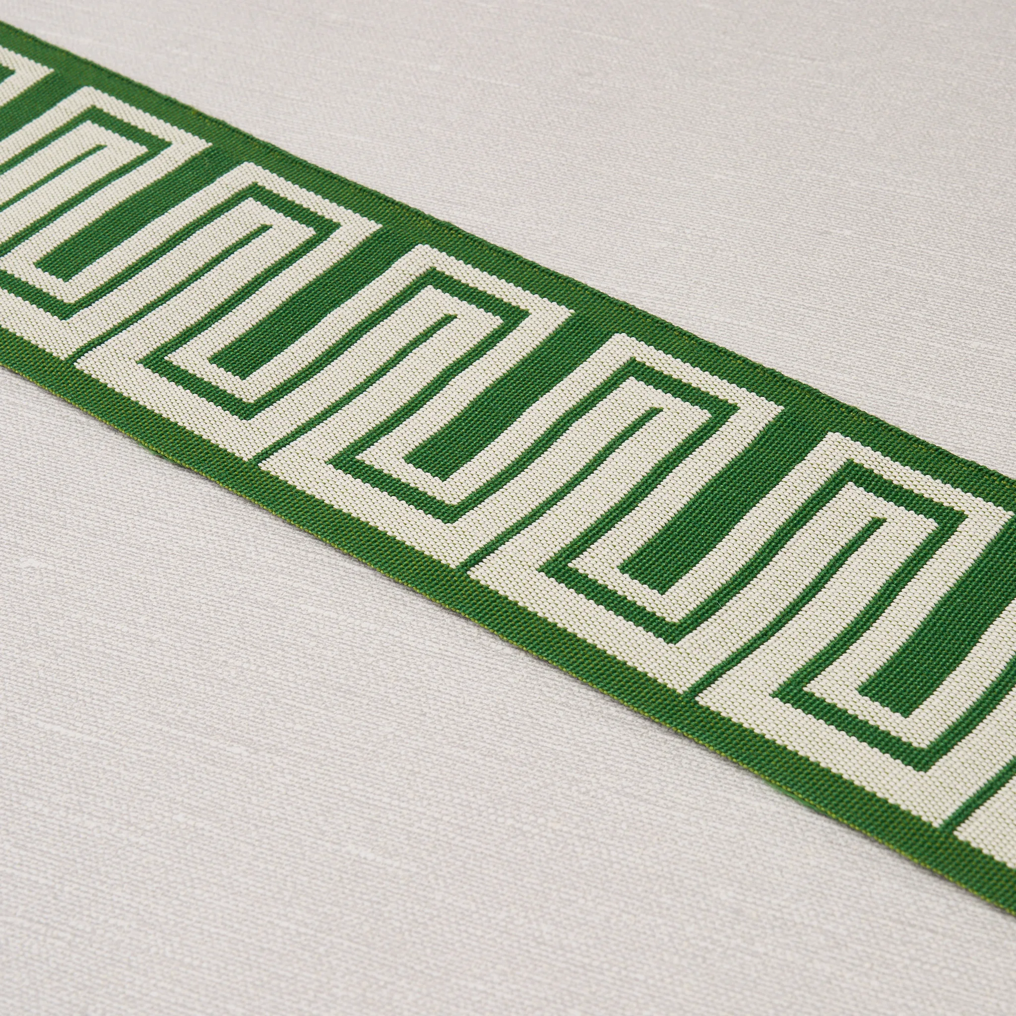 82441 | Zeus Indoor/Outdoor Tape - Green Schumacher Zeus Indoor/Outdoor Tape trim in Green (82441)