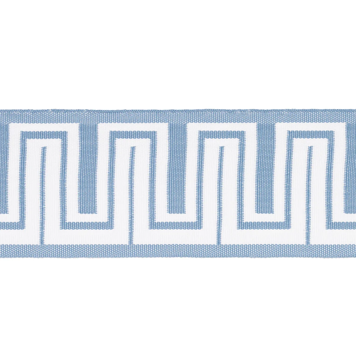 Schumacher Zeus Indoor/Outdoor Tape trim in Sky (82440)