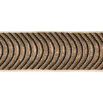 85570 | Ziegfeld Hand Beaded Tape - Ebony Schumacher Ziegfeld Hand Beaded Tape trim in Ebony (85570)
