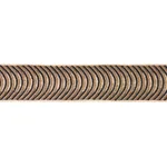 85570 | Ziegfeld Hand Beaded Tape - Ebony Schumacher Ziegfeld Hand Beaded Tape trim in Ebony (85570)