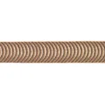 85571 | Ziegfeld Hand Beaded Tape - Gilt Schumacher Ziegfeld Hand Beaded Tape trim in Gilt (85571)