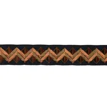 85583 | Zigzag Moderne Tape - Goldstone Schumacher Zigzag Moderne Tape trim in Goldstone (85583)