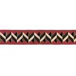 85580 | Zigzag Moderne Tape - Red Schumacher Zigzag Moderne Tape trim in Red (85580)