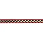 85580 | Zigzag Moderne Tape - Red Schumacher Zigzag Moderne Tape trim in Red (85580)