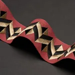 85580 | Zigzag Moderne Tape - Red Schumacher Zigzag Moderne Tape trim in Red (85580)