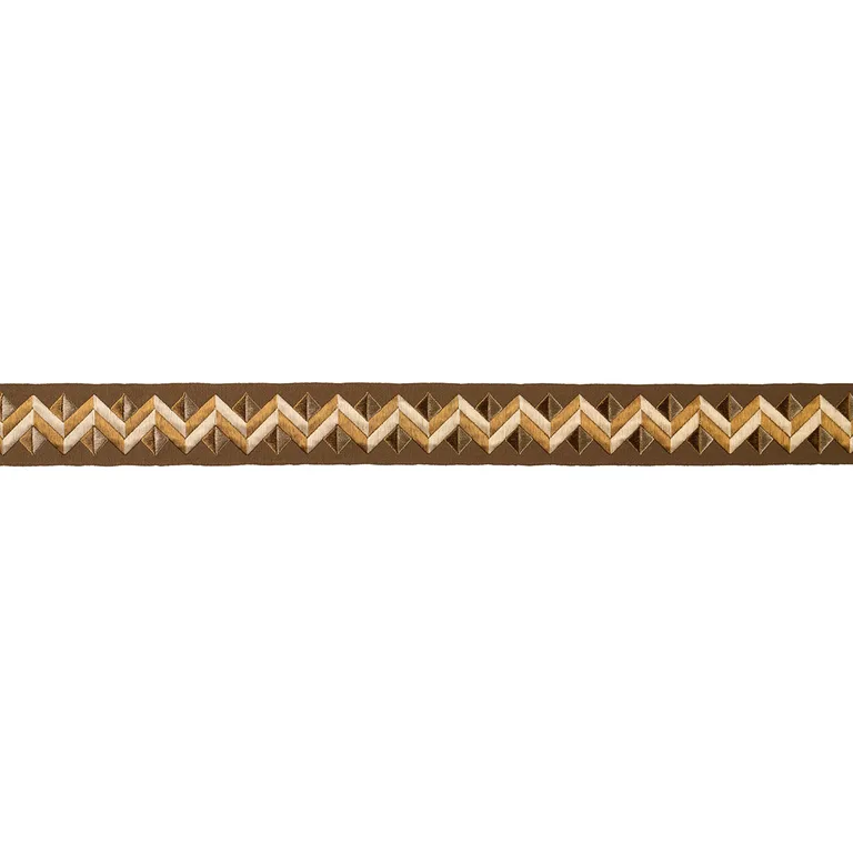 Schumacher Zigzag Moderne Tape trim in Tiger'S Eye (85581)