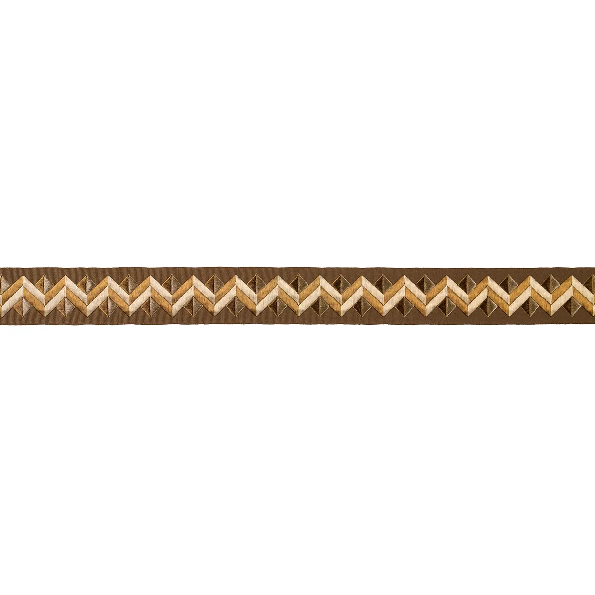 Schumacher Zigzag Moderne Tape trim in Tiger'S Eye (85581)
