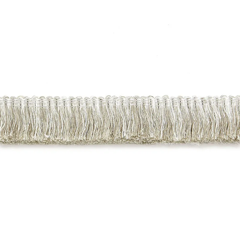 Schumacher Zoe Linen Ruche trim in Flax (65441)