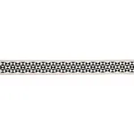 80190 | Zulma Embroidered Tape - Black Schumacher Zulma Embroidered Tape trim in Black (80190)