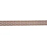80191 | Zulma Embroidered Tape - Brown Schumacher Zulma Embroidered Tape trim in Brown (80191)
