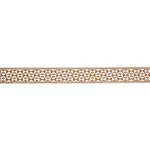 80192 | Zulma Embroidered Tape - Sand Schumacher Zulma Embroidered Tape trim in Sand (80192)