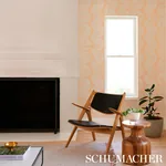 1975 - LIGHT PEACH Schumacher Wallpaper | Wallpaper Twins 1975 LIGHT PEACH Schumacher Wallpaper wallpaper - SKU 5013673
