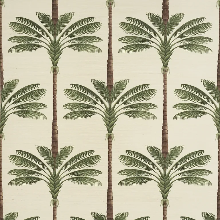 Schumacher A PALM IS A PALM SISAL wallpaper
