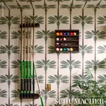 A PALM IS A PALM SISAL DAYLIGHT EVERGREEN Schumacher Wallpaper wallpaper - SKU 5016961