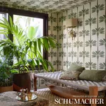 A PALM IS A PALM SISAL DAYLIGHT EVERGREEN Schumacher Wallpaper wallpaper - SKU 5016961