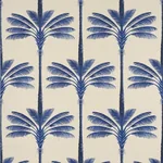 A PALM IS A PALM SISAL INDIGO PALM GROVE Schumacher Wallpaper wallpaper - SKU 5016962