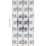 A PALM IS A PALM SISAL INDIGO PALM GROVE Schumacher Wallpaper wallpaper - SKU 5016962
