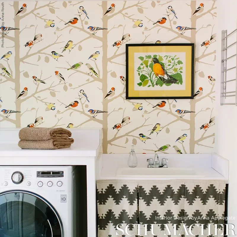 A-TWITTER - SUMMER Schumacher Wallpaper | Wallpaper Twins A-TWITTER SUMMER Schumacher Wallpaper wallpaper - SKU 5005031
