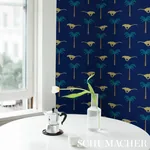 A WILD DESERT DREAM - MIDNIGHT Schumacher Wallpaper | Wallpa A WILD DESERT DREAM MIDNIGHT Schumacher Wallpaper wallpaper - SKU 5012542