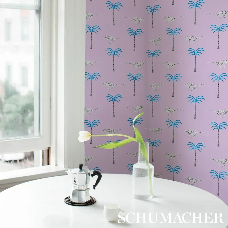 A WILD DESERT DREAM - ORCHID Schumacher Wallpaper | Wallpape A WILD DESERT DREAM ORCHID Schumacher Wallpaper wallpaper - SKU 5012541