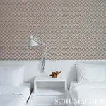 ABELINO - CAMEL & BLACK Schumacher Wallpaper | Wallpaper Twi ABELINO CAMEL & BLACK Schumacher Wallpaper wallpaper - SKU 5012080