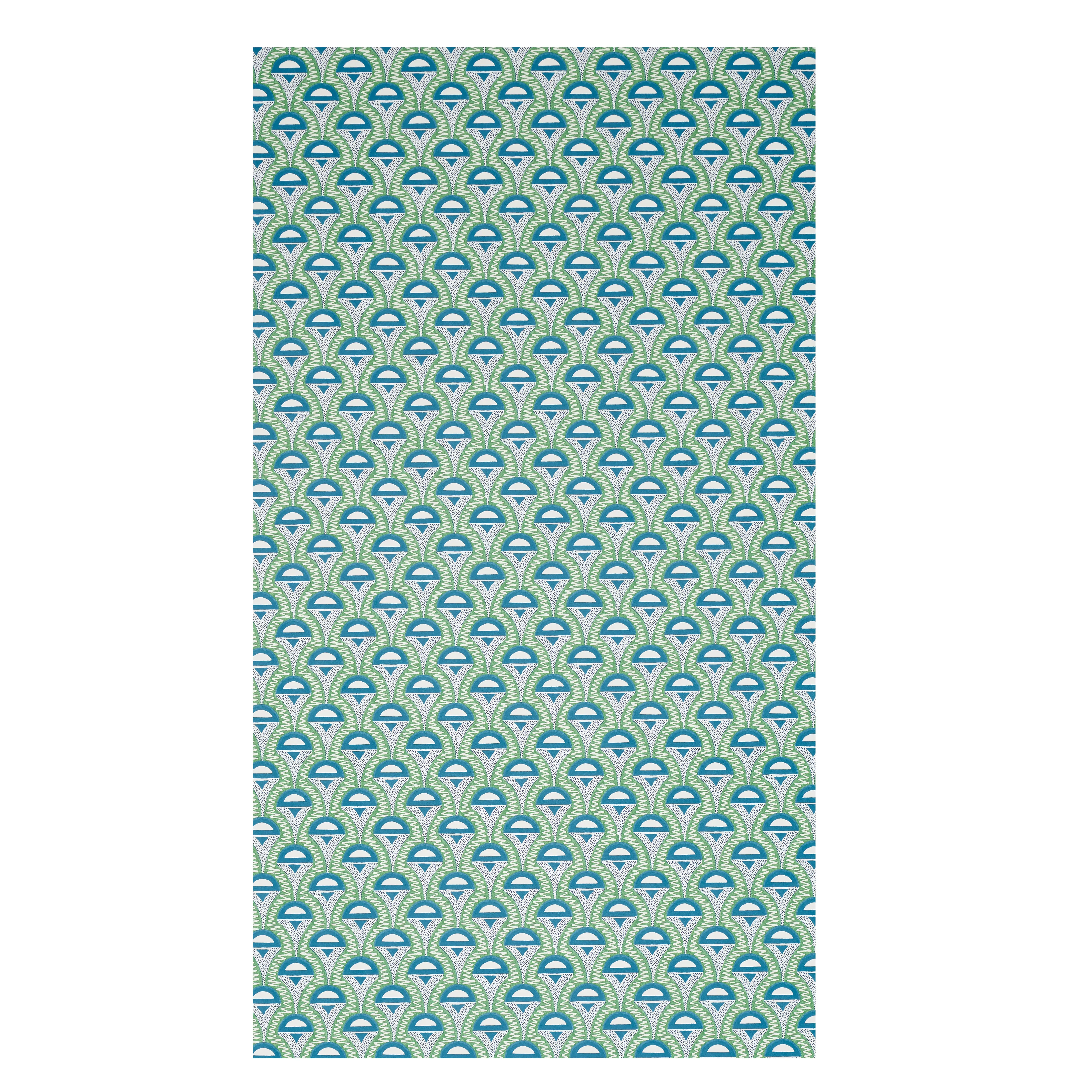 ABELINO GREEN & PEACOCK Schumacher Wallpaper wallpaper - SKU 5012082