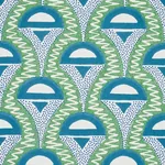 ABELINO GREEN & PEACOCK Schumacher Wallpaper wallpaper - SKU 5012082