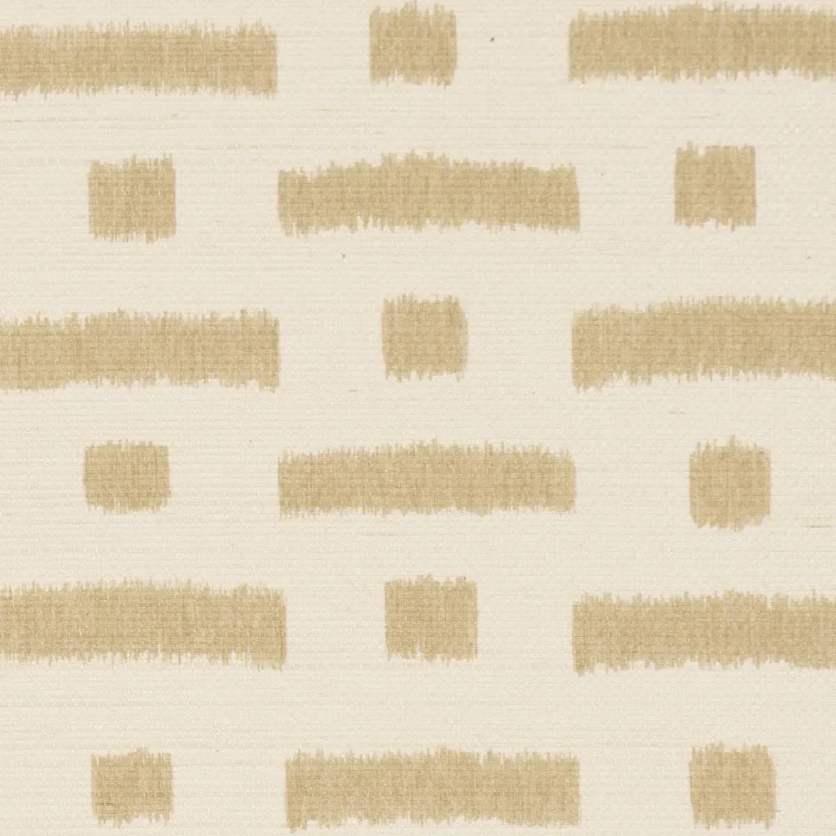 ABSTRACT IKAT SISAL BEIGE Schumacher Wallpaper wallpaper - SKU 5017591