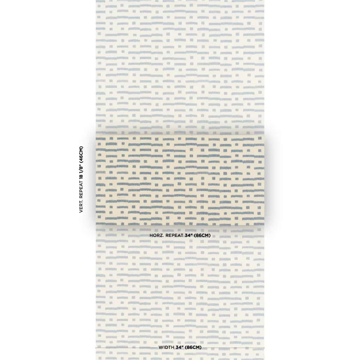 ABSTRACT IKAT SISAL CADET Schumacher Wallpaper wallpaper - SKU 5017590