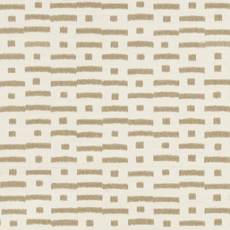 Schumacher ABSTRACT IKAT SISAL wallpaper