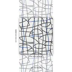 ABSTRATTO BLACK & COBALT Schumacher Wallpaper wallpaper - SKU 5009071