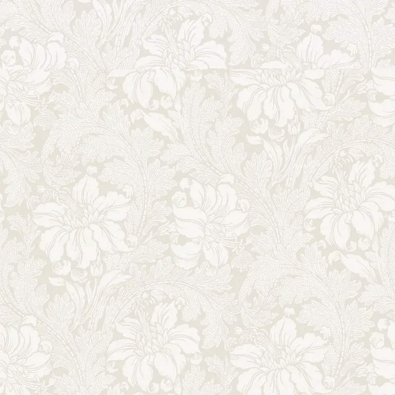 Schumacher ACANTHUS GARDEN wallpaper, color BONE, SKU 5352