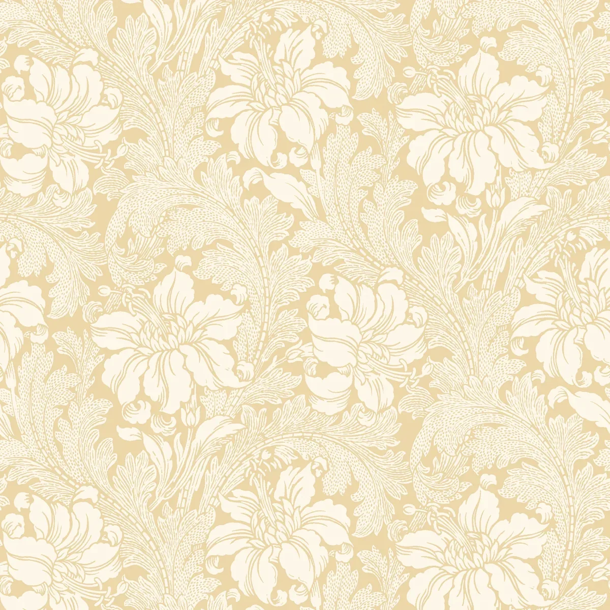 ACANTHUS GARDEN BUTTERCUP Schumacher Wallpaper wallpaper - SKU 2012