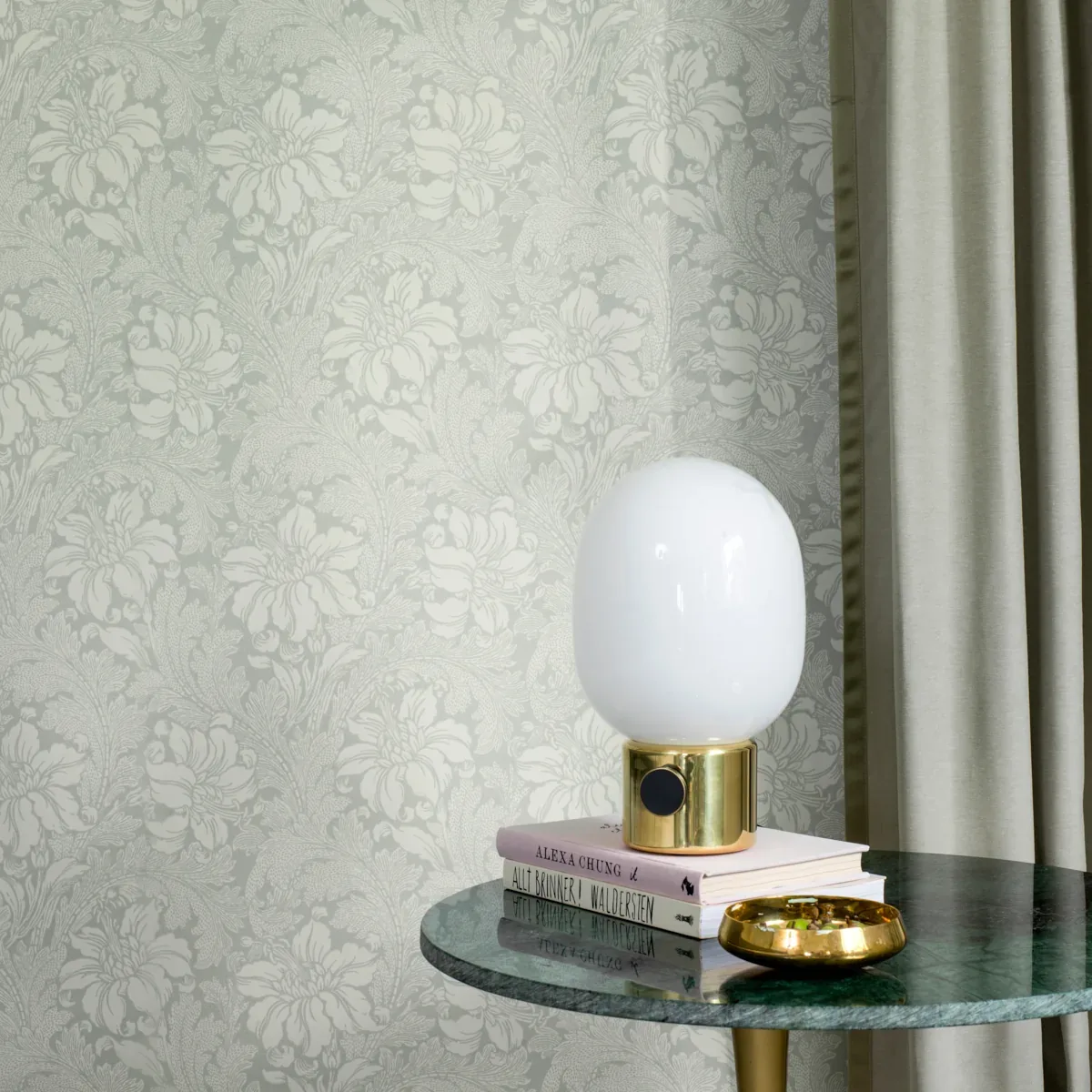 ACANTHUS GARDEN SAGE Schumacher Wallpaper wallpaper - SKU 5350