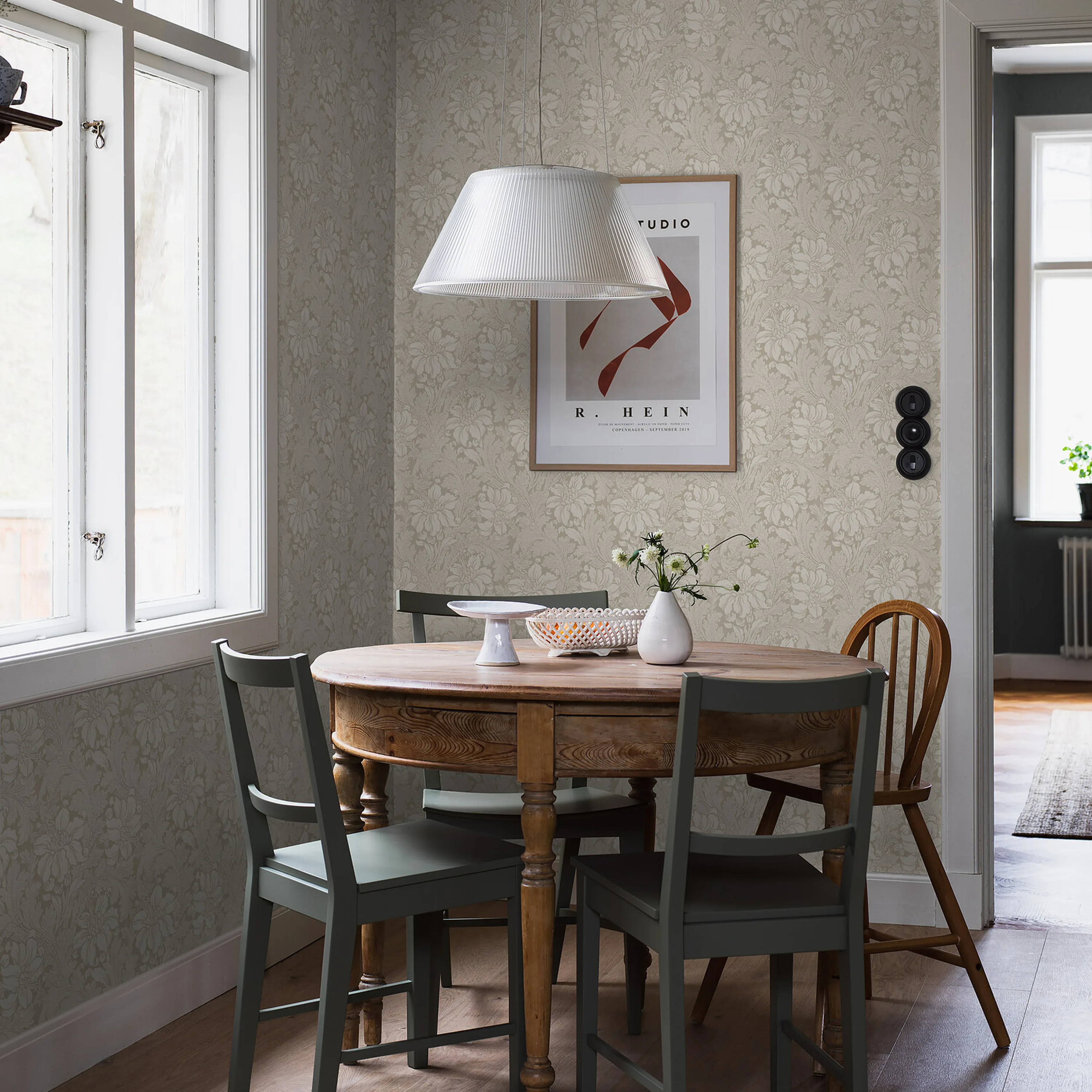 ACANTHUS GARDEN - STONE Schumacher Wallpaper | Wallpaper Twi ACANTHUS GARDEN STONE Schumacher Wallpaper wallpaper - SKU 2011