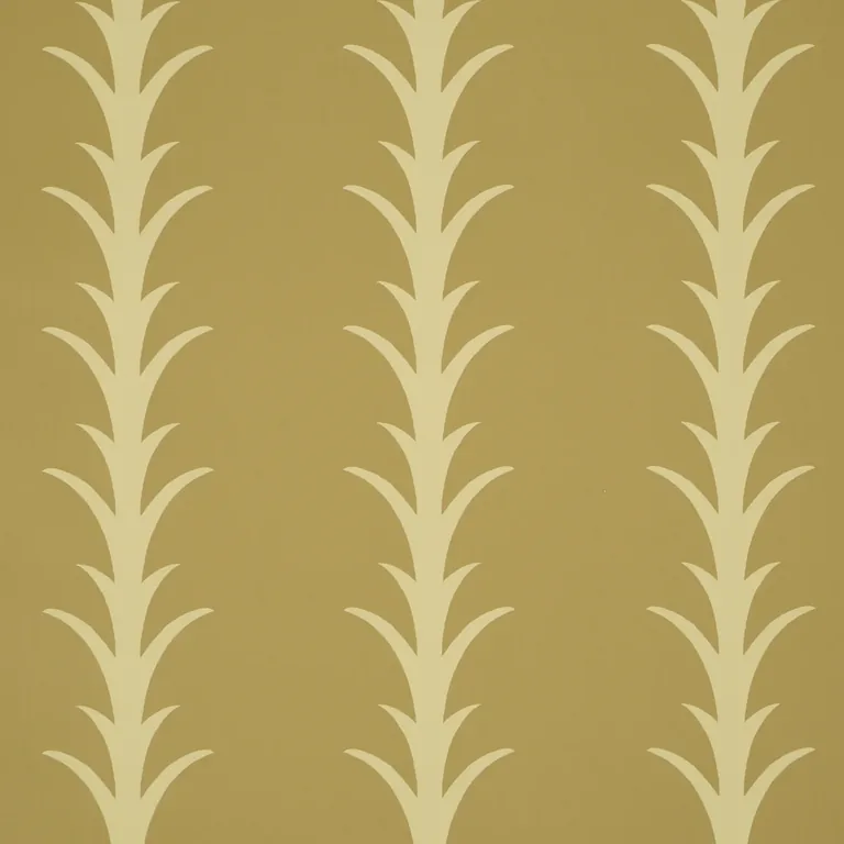 Schumacher ACANTHUS STRIPE wallpaper, color ANIS ON CHARTREUSE, SKU 5014777