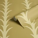 ACANTHUS STRIPE - ANIS ON CHARTREUSE Schumacher Wallpaper | ACANTHUS STRIPE ANIS ON CHARTREUSE Schumacher Wallpaper wallpaper - SKU 5014777