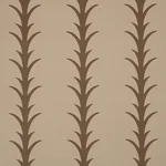 ACANTHUS STRIPE - BROWN ON BEIGE Schumacher Wallpaper | Wall ACANTHUS STRIPE BROWN ON BEIGE Schumacher Wallpaper wallpaper - SKU 5014774