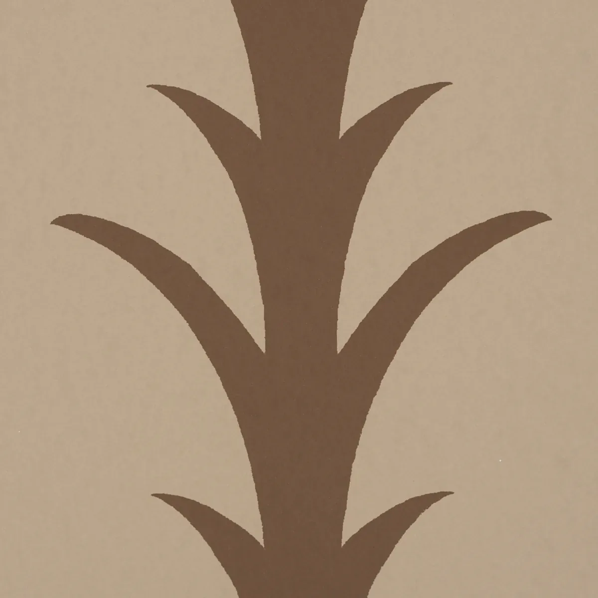 ACANTHUS STRIPE - BROWN ON BEIGE Schumacher Wallpaper | Wall ACANTHUS STRIPE BROWN ON BEIGE Schumacher Wallpaper wallpaper - SKU 5014774